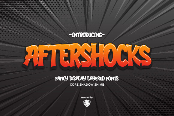 Aftershocks: A Bold Display Font for Editorial Impact
