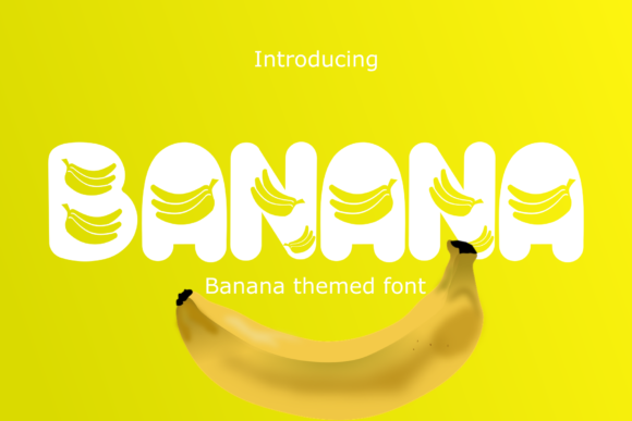 Banana Font: A Bold Display Choice for Creative Projects
