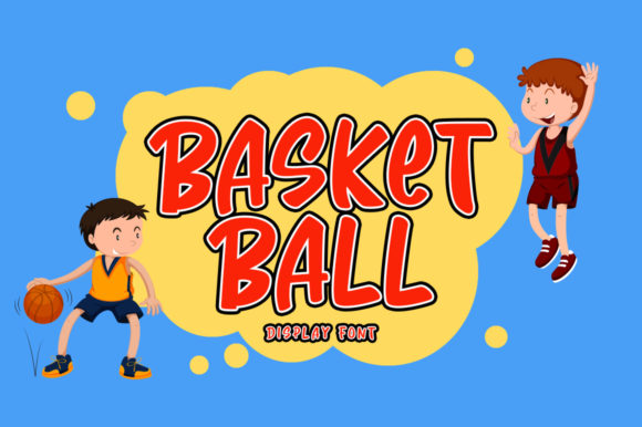 Basketball Font for Creative Crafters and Designers