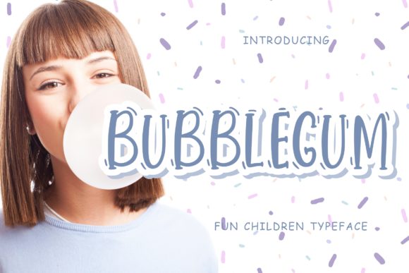 Bubblegum: A Playful Display Font for Editorial Design