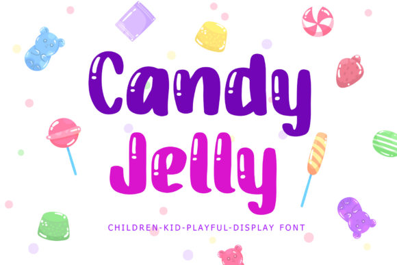 Candy Jelly Playful Display for Social Media and Brand Campaigns