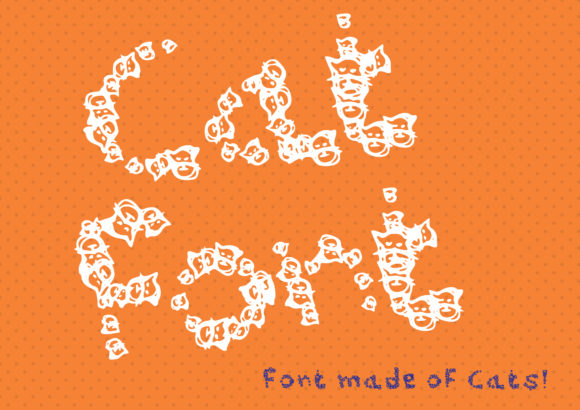 Cat: A Playful Display Font for Creative Crafters
