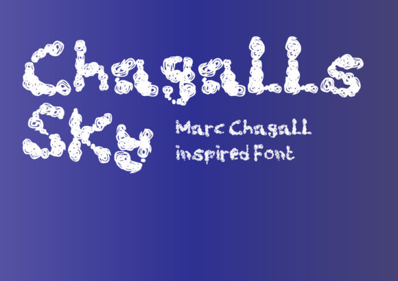 Chagalls Sky: A Playful Display Font for Web Designers