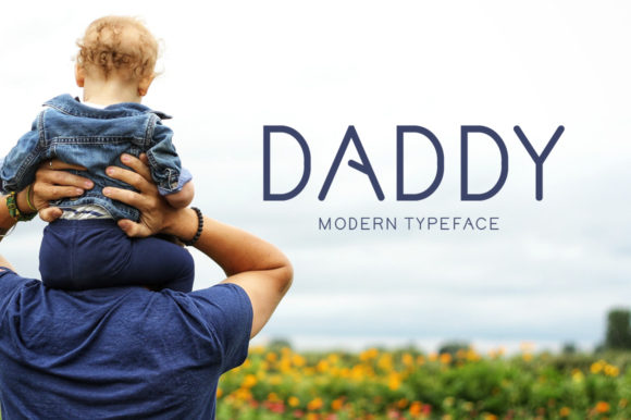 Daddy: A Modern Display Font for Editorial Design and Branding