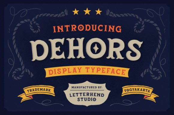 Dehors: The Western Display Font That Elevates Your Brand