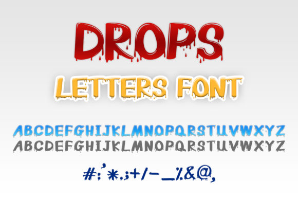 Drops Letters: A Font That Elevates Your Brand