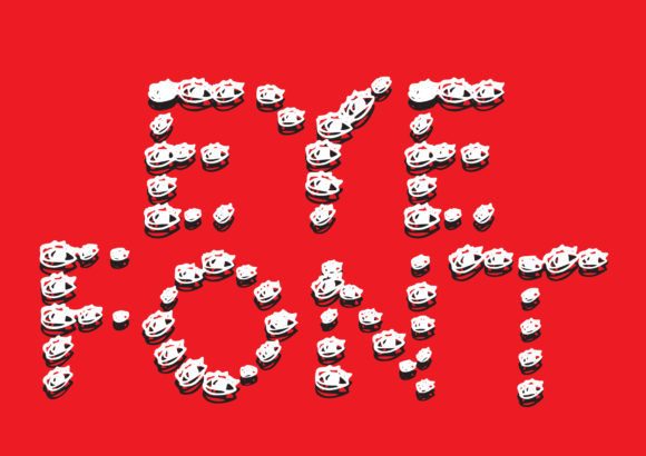 Eye: A Playful Display Font for Creative Editorial Design