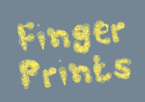 Finger Prints: A Hand-Brushed Display Font for Creative Crafters