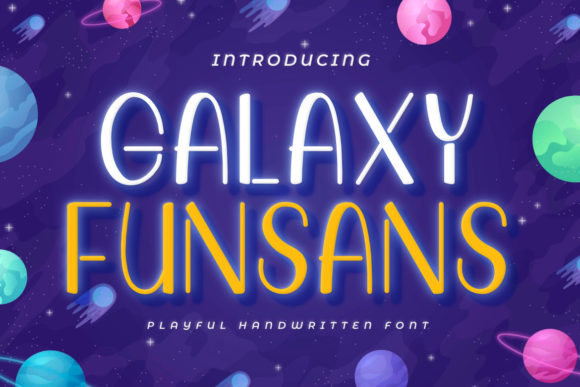 Galaxy Funsans for Playful Branding and Creative Design