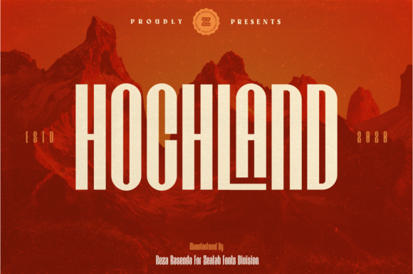 Hochland: A Modern Font for Bold Branding and Campaign Design