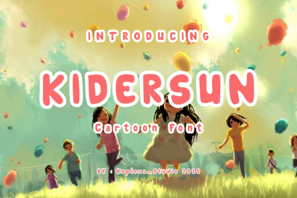 Kidersun: A Display Font That Adds Personality to Your Campaigns