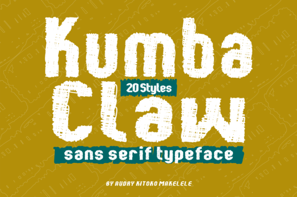 Kumba Claw: The Display Font That Elevates Your Brand’s Visual Story
