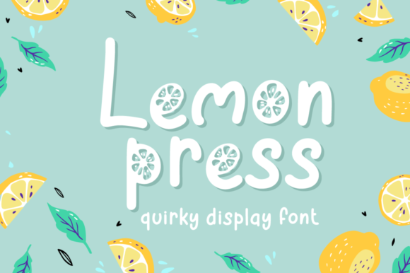 Lemon Press: A Vibrant Display Font for Branding and Creativity