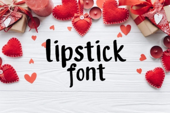 Lipstick: A Friendly Display Font for Editorial Design