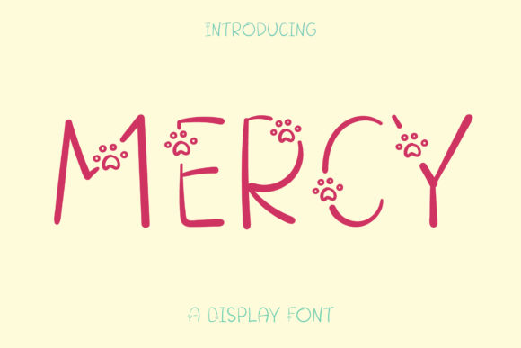 Mercy: A Versatile Display Font for Creative Crafters