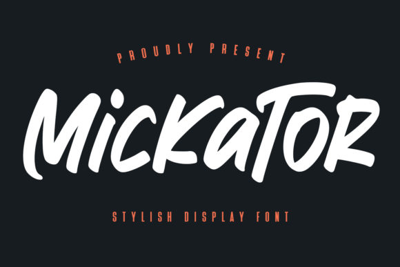 Mickator: A Versatile Display Font for Creative Branding