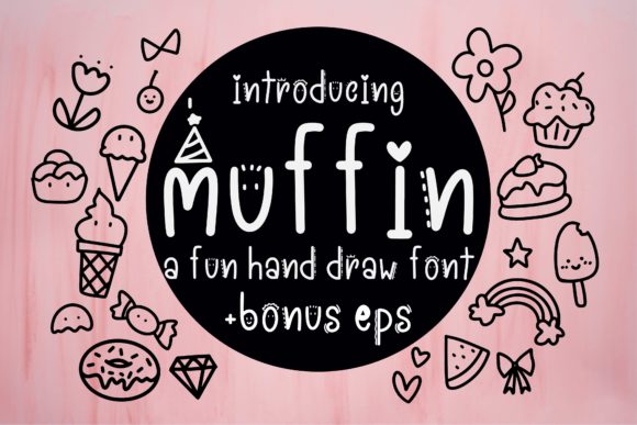 Muffin: A Playful Display Font for Creative Makers