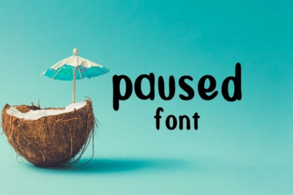 Paused: A Display Font That Adds Playful Charm to Your Creative Projects
