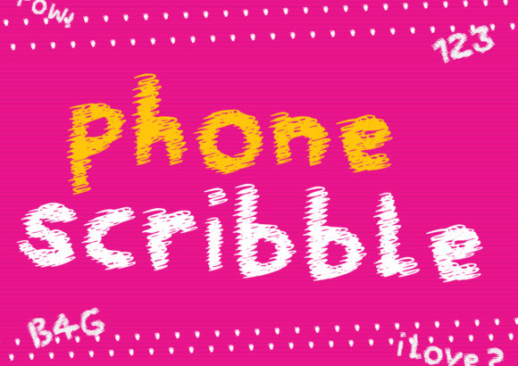 Phone Scribble: A Display Font That Brings Handmade Charm to Every Project