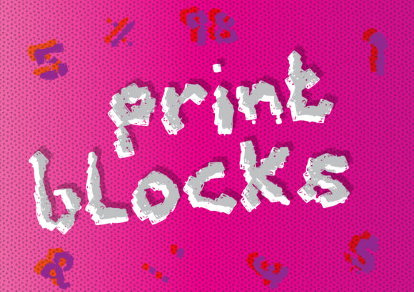 Print Blocks: A Versatile Display Font for Modern Web Design