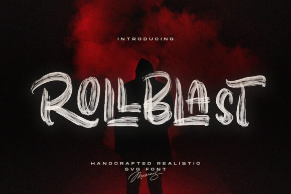 Rollblast: A Handcrafted Display Font for Bold Branding
