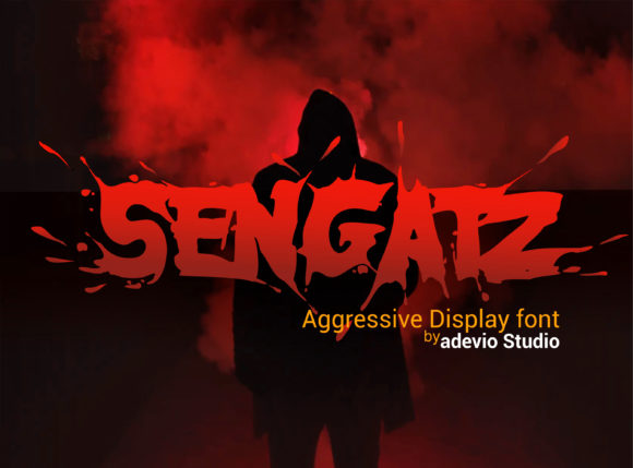 Sengatz: A Bold Display Font for Creative Web Design