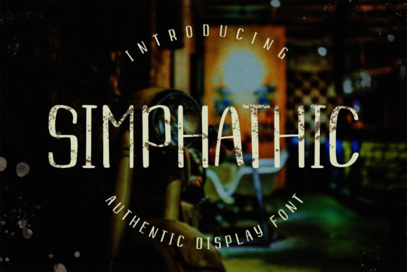 Simphathic: A Bold Display Font for Crafters and Designers