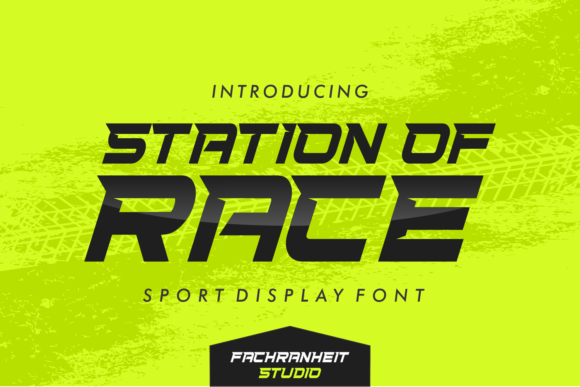 Station of Race: The Bold Display Font for Dynamic Digital Campaigns