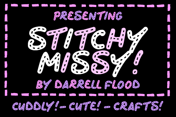 Stitchy Missy: A Unique Display Font for Creative Projects