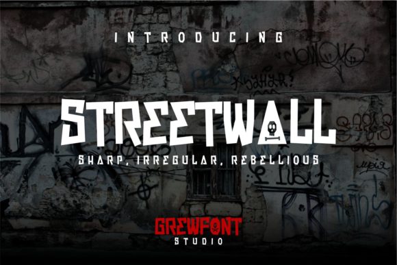 Streetwall: A Bold Display Font for Editorial Design