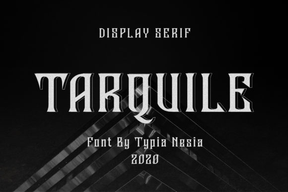 Tarquile: A Bold Display Font for Creative Crafters and Product Designers